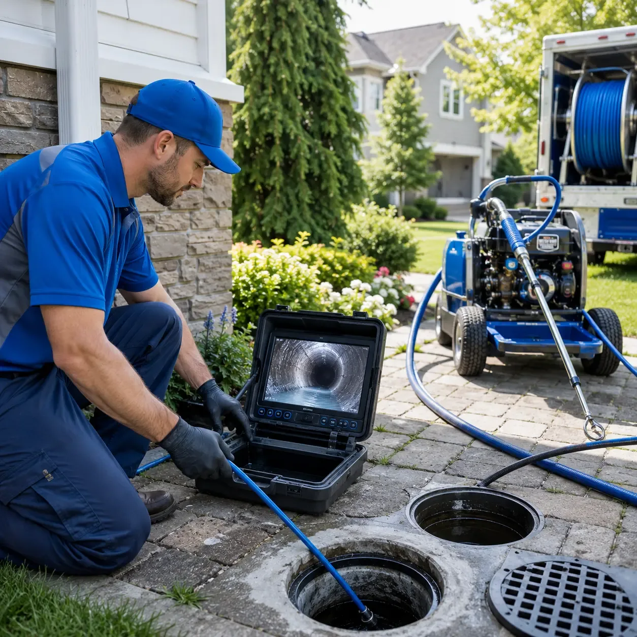 Outdoor drain cleaning professionals serving Christopher, IL