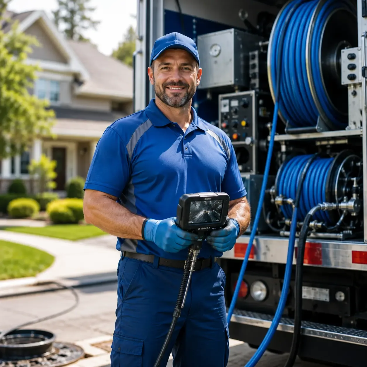 Local outdoor drain cleaning specialists in Christopher, IL